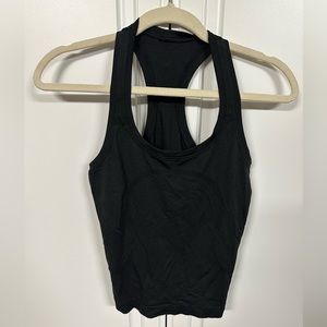 Lululemon Black Crop Tank - Size 2